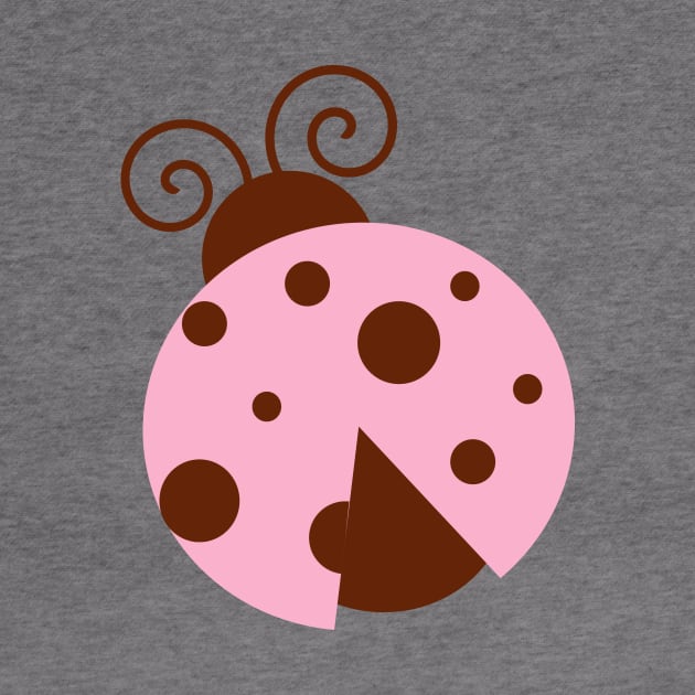 Ladybug, Pink Ladybug, Cute Ladybug, Ladybird by Jelena Dunčević